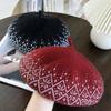 Keep Warm Beret Hat Retro Pattern Kintted Hat Retro Fashion Hat  Autumn