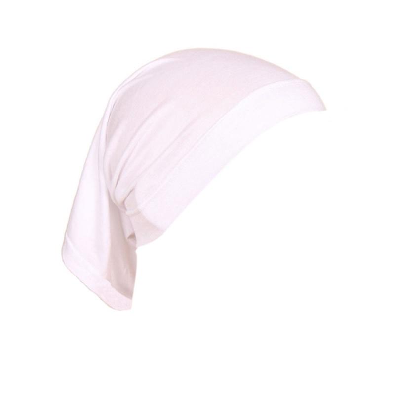 Pure Color Arabic Scarf Small Hat Tube Cap Modal High Elastic Mercerized Cotton Women's