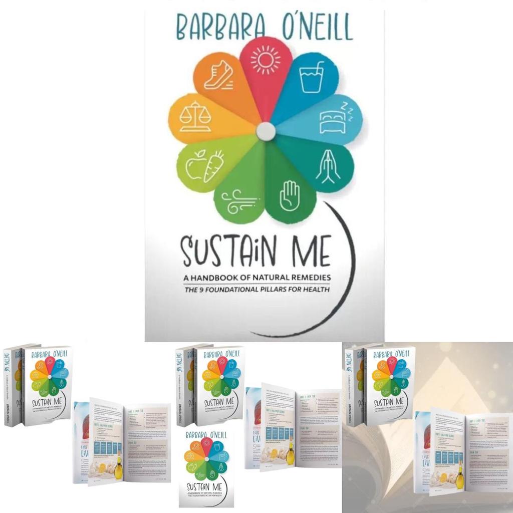 Sustain Me By Barbara O'neill Beautifully Designed White Cover Provides Inspiring Insights For Life Improvement