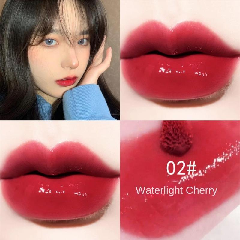 Dudu Lip Gloss Colorless Transparent Lip Gloss Bright Crystal Lip Gloss Glass Lips Fine Glittering Pearl Light Band Shiny Jelly