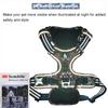Truelove Escape Proof Pet Vest Reflectiv Light Pure Cotton Padding Dog Harness Training Protective Clothes For Puppy Bulldog
