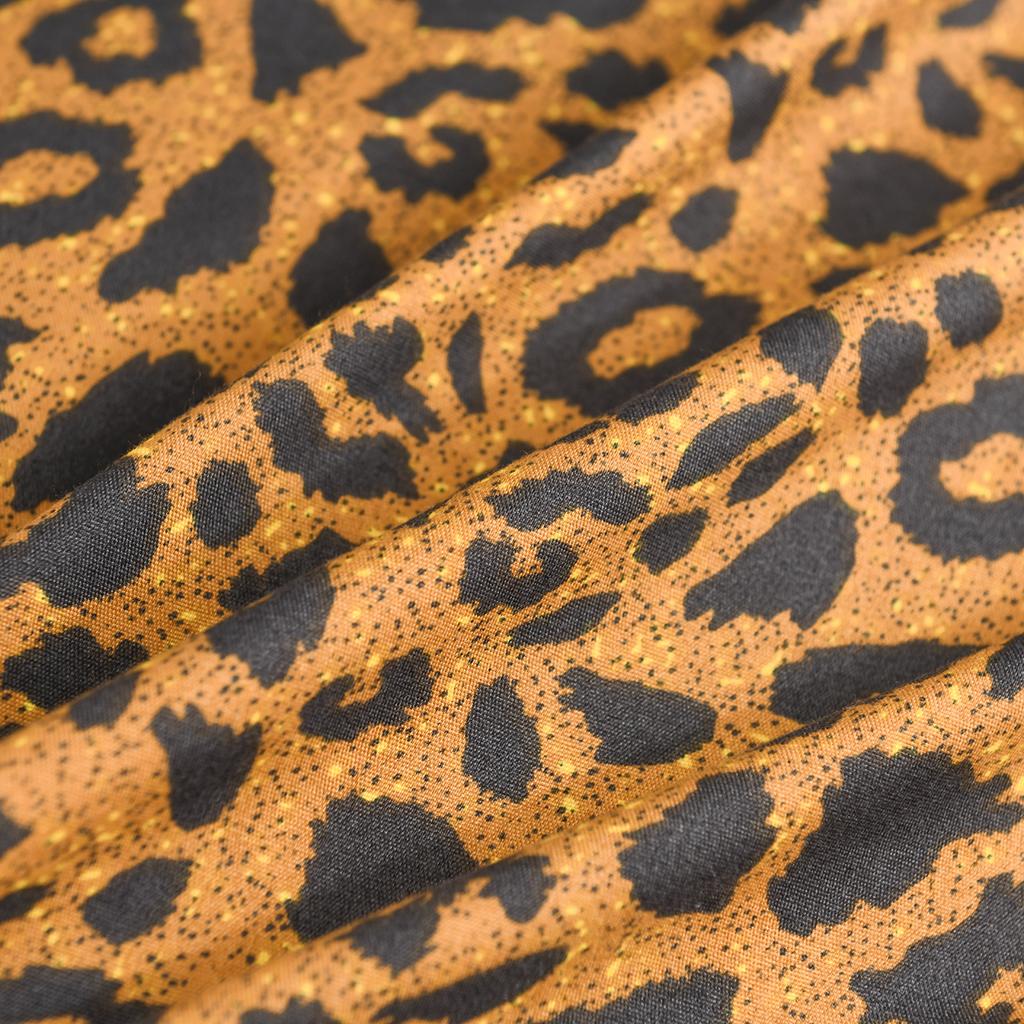 Leopard Reversible Comforter Cover Cheetah Print Bedding Set Luxury Duvet Cover for Women Men Boys Room Decor