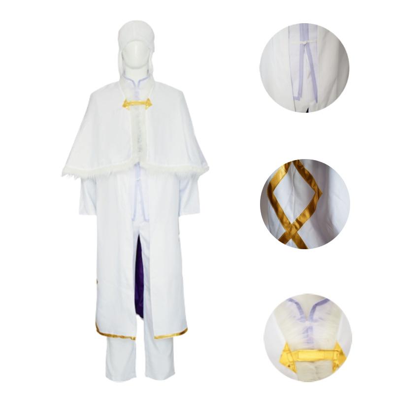 Stray Bungo Dogs Fyodor Dostoyevsky Anime Cosplay Costume Party Prop Set White