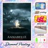 The Conjuring Annabelle Diamond Painting Kit 5D Full Drill DIY Diamond Mosaic Wall Art Home Decor