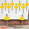 11pcs Manual Wall Tiles Locator,Tile Leveling Device,Height Adjustment Positioner Leveler,Fine Thread Lifting Construction Tool