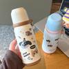 Cartoon Insulated Stainless Steel Cup – Cute, Portable Water Bottle for Students, Ideal for Autumn and Winter.