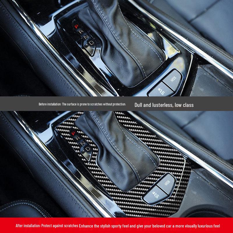 Cadillac ATS Carbon Fiber Interior Gear Console Sticker Decor