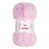 Coarse Faux Fur Yarn Ball - Long Hair Mink for DIY Knitting: Hat & Scarf Kit