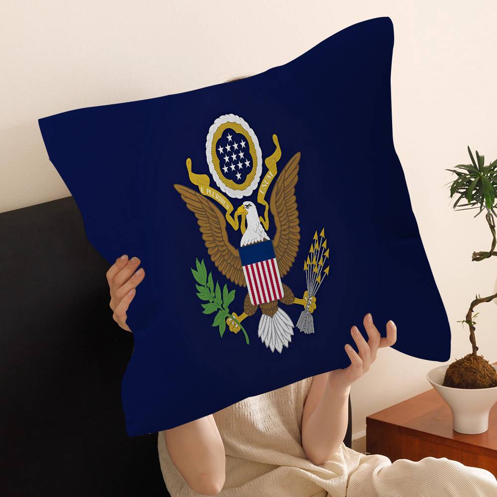 Seal of The President Pillowcase toon Gift Cushion Cover Bedroom Home Sofa Chair Seat Decor pillow case