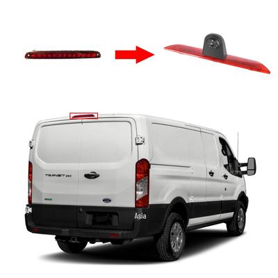 Ford Transit RV Vysoko umístěné brzdové světlo s kamerou: Vodotěsná HD couvací kamera s nočním viděním.