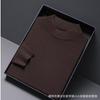 Mens Thickened Warm Half Turtleneck Knitted Sweater Casual Winter Pullover