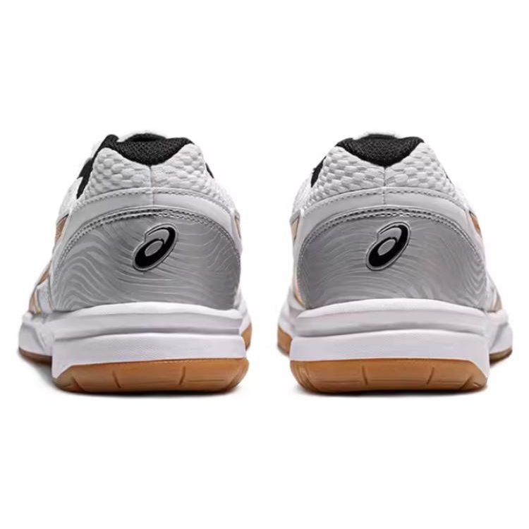 Asics River Cs Comfortable Versatile Shock Absorbing Durable Breathable Low Top Badminton Shoes Unisex Shoes White Platinum 1073A030-104