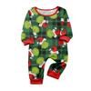 Print Cute Family Set Pajamas, Home Clothes, Family Set Long Sleeve Top Pants Set