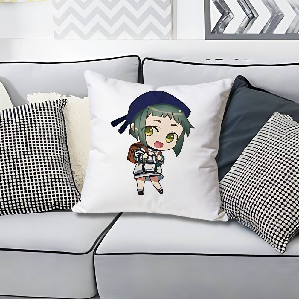 Chibi Cute MMILGRAMs Anime Celebrity Merchandise AllMatch Printed Pillow Case Sofa Car Office Room Decoration Protector