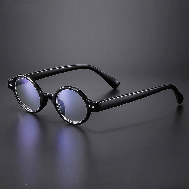 May Flower Reading Presbyopia Eyeglasses Glasses Frame Women's Eyeglasses Slim Round Eye Eyeglasses Man Blue Light Presbyopia Glasses Reader +1.5
