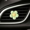Cute Flower Car Perfume Clip Aromatherapy Air Conditioning Ventilation Ornaments Car Interior Decoration Supplies Car Scent