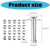 Clay Press Clay Extruder Fondant Press with 20 Tips Cake Decorating Tool Set Sugar Pastes Extruder Rotary Mold Tool Set