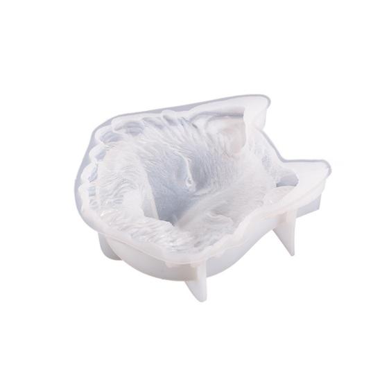 

Гибкая форма для головы волка с антипригарным мягким орнаментом Wolf