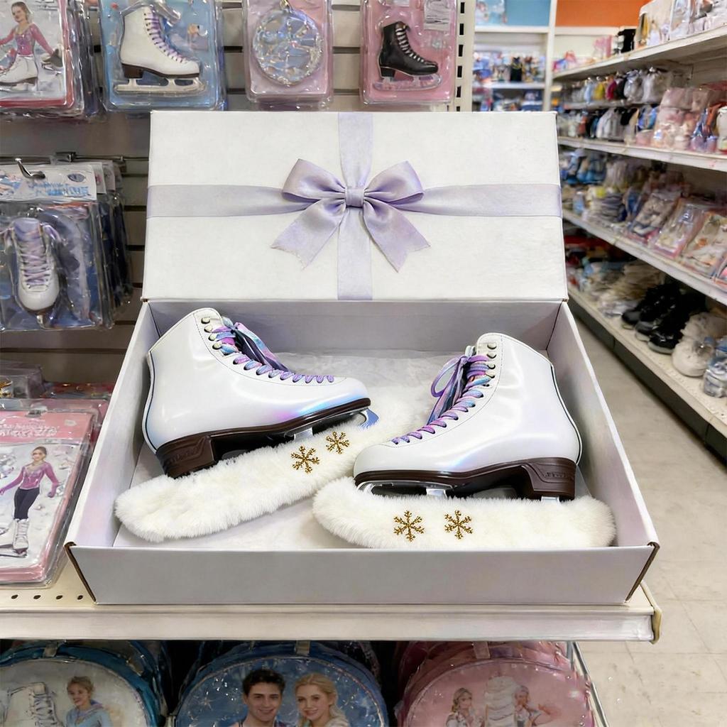 1 Pair Soft Flannel Ice Skate Guards Moisture-Wicking Skate Blade Protectors For Hockey & Figure Skates, Youth Adults Men Women