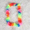 10pcs Hawaii Christmas Wreath Door Decoration Hawaiian Party Artificial Flower Garland Necklace Luau Torpil