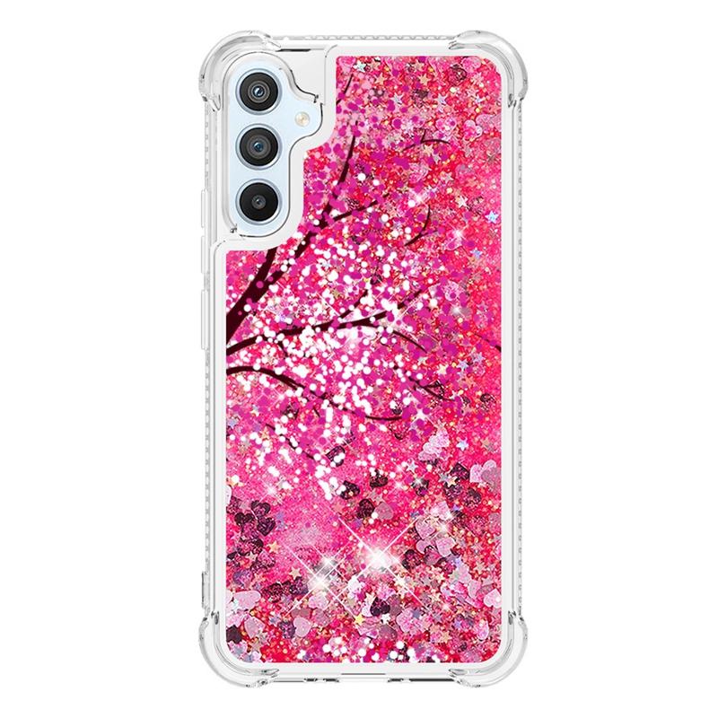 Custodia A54 A34 A14 5G Cartone Animato Glitter Sabbia Mobile Liquida Per Samsung Galaxy A54 A34 A14 5G A24 A04S A 04 A04E Custodia per Telefono Funda