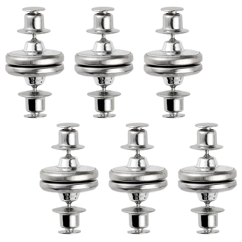 

6 Pairs Curtain Magnets Closure Weights Magnets Magnetic Curtain Holdback срібний