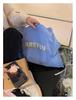 2024 Women's Large Capacity Letter Print Shoulder Bag - Trendy, Versatile, and Fresh Cloth Shopping Bag