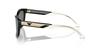 Emporio Armani Damen Sonnenbrille, glänzend schwarz, EA4227U, Größe 56