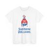 Sherwin Williams Paint Logo Unisex T-Shirt White Painter Workwear Tee S-5XL