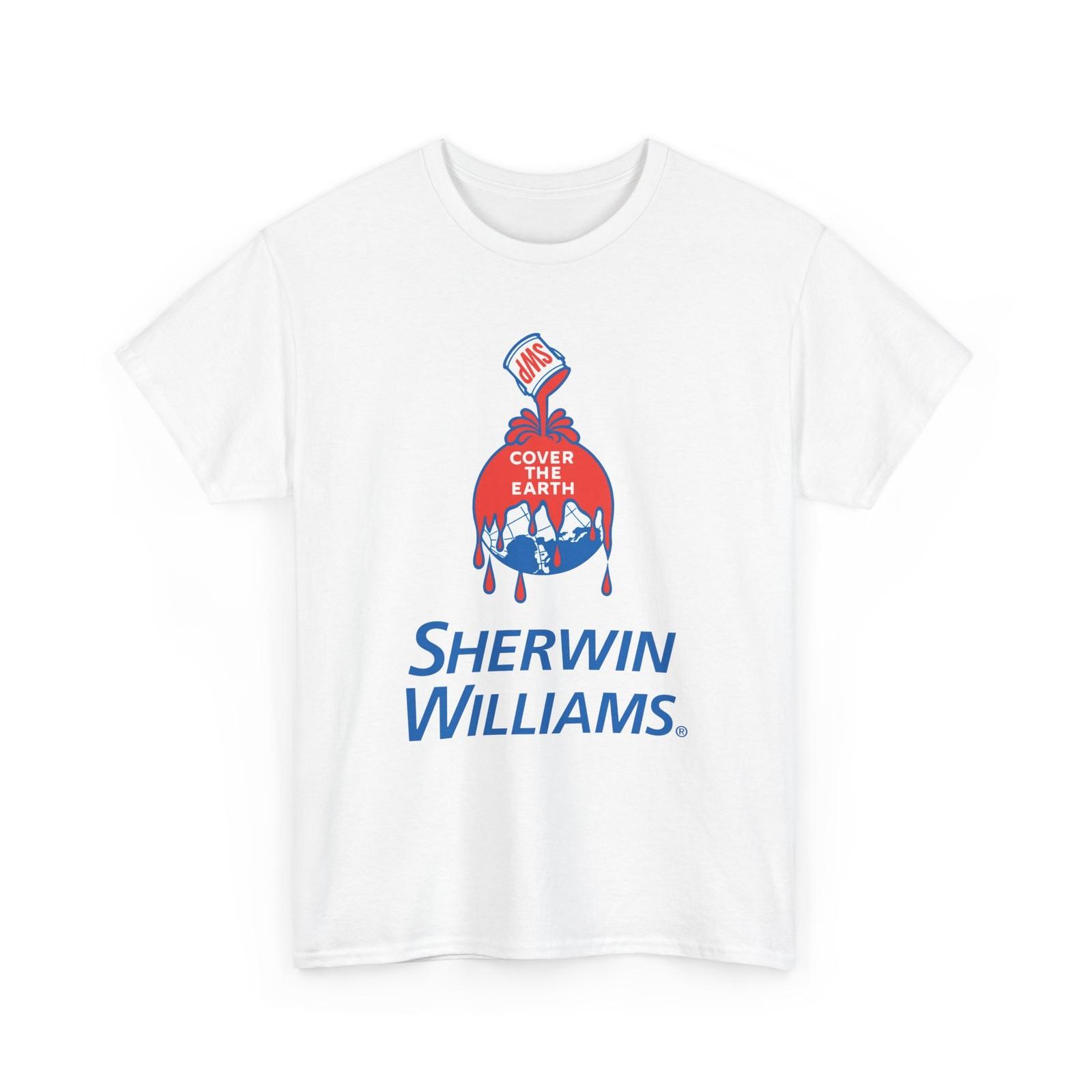 Sherwin Williams Paint Logo Unisex T-Shirt White Painter Workwear Tee S-5XL S разноцветный