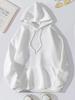 Unisex Solid Color Loose Hooded Sweatshirt for Autumn/Winter 2023