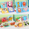 Childrens Wooden 3d Animal Traffic Puzzle With Educational Design For Early Learning