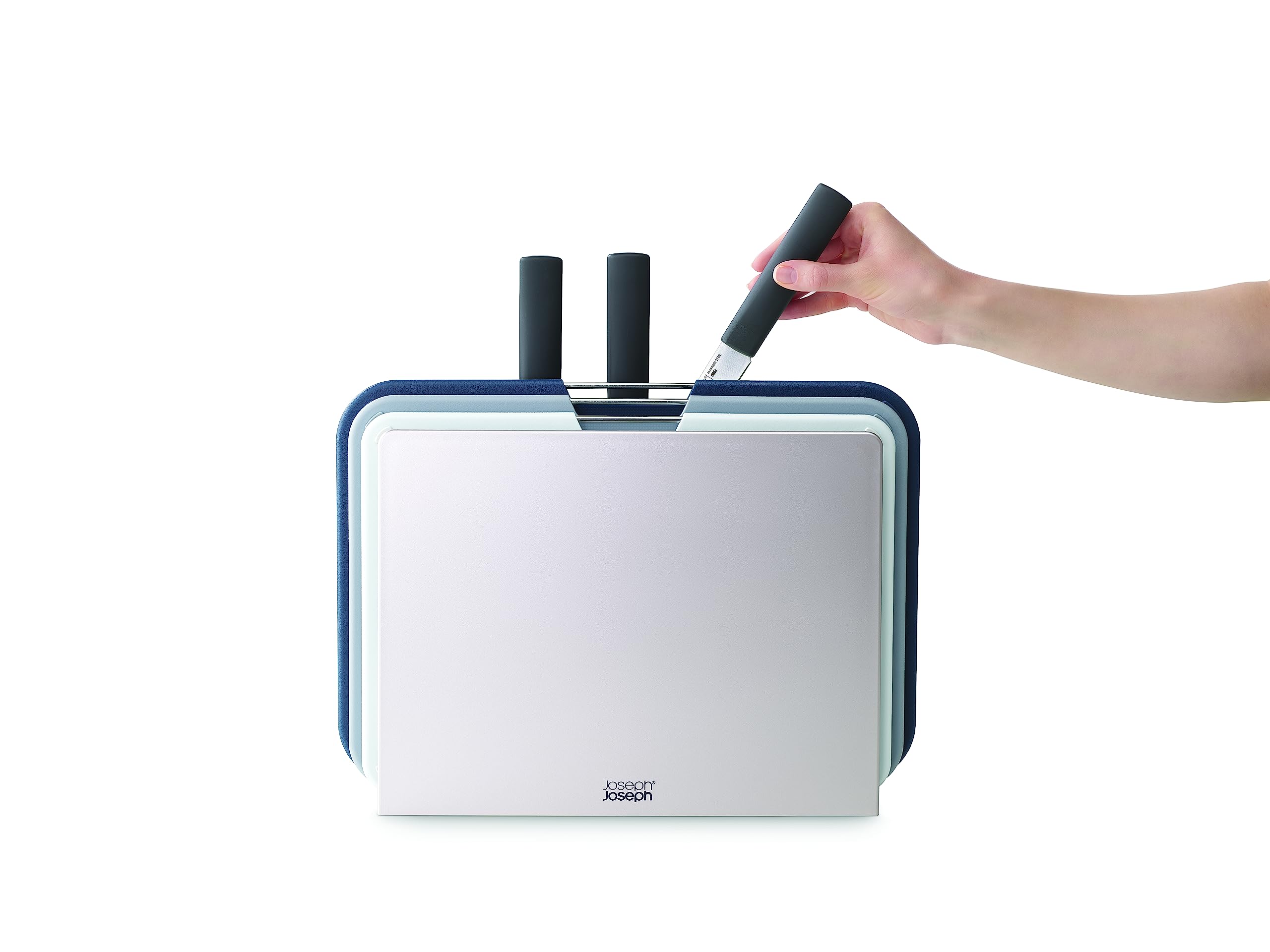 

Joseph Joseph Nest Board Plus Cutting Board with Knife Dishwasher Silver 60194 Set, Safe, [Authentic] серый