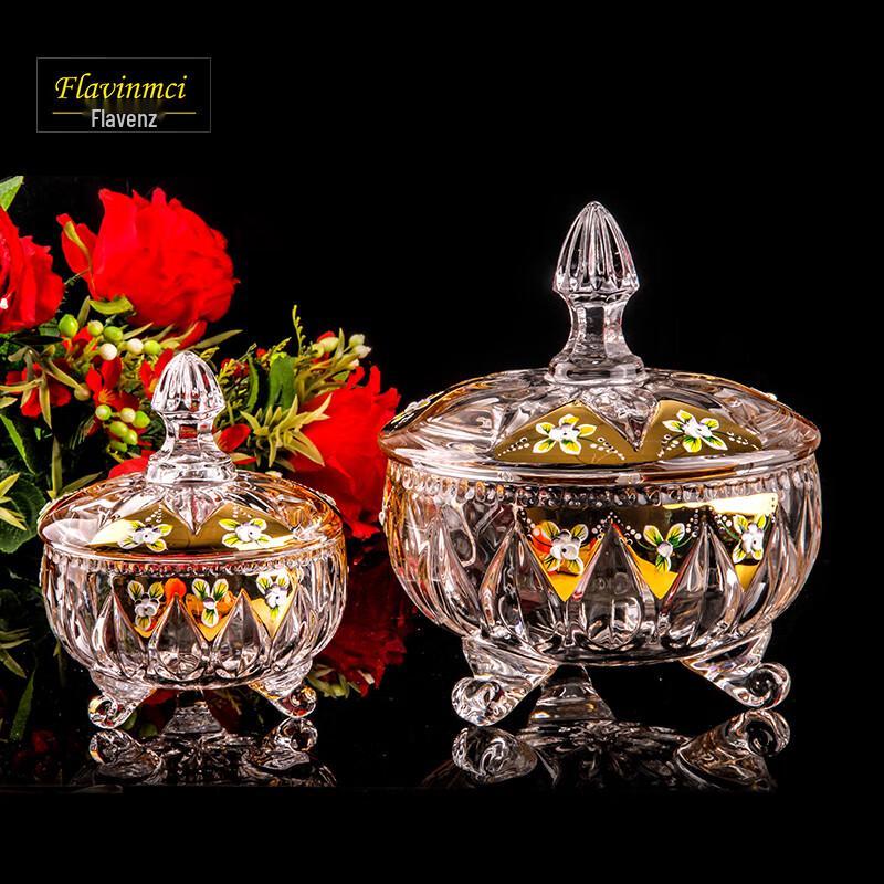 Флавинмси Европейский хрусталь Конфетница и сахарница