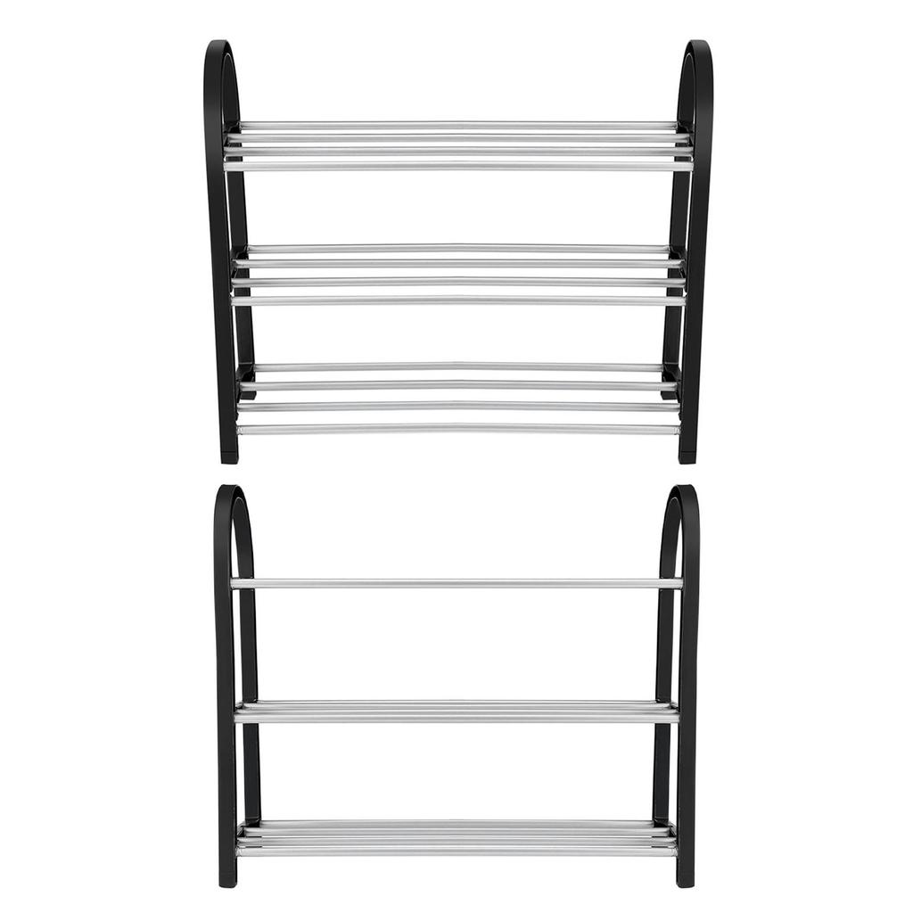 Plast Hliník Kov Stojící botník DIY Police na boty Domácí organizér