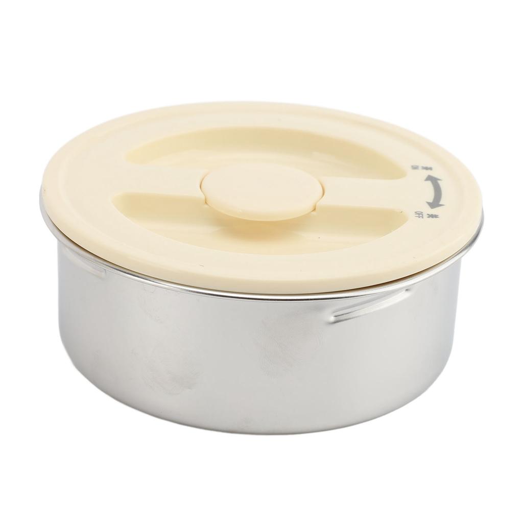 Isolierter Lebensmittelbehälter 304 Edelstahl Lang anhaltende Isolierung Vakuum Brotdose mit Löffel Essstäbchen für Büro Schule