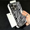 Zebra Stripe Black White Soft Phone Case For Xiaomi Poco X7 X8 Pro Max X6 X5 X3 F8 Ultra F7 M8 M7 M5S Redmi 15C 15A 15 14C 13C 1