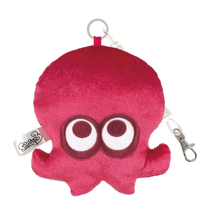 

Sunart Splatoon 3 Pass Case Die-cut Octopus-RD SPT-932-RD красный