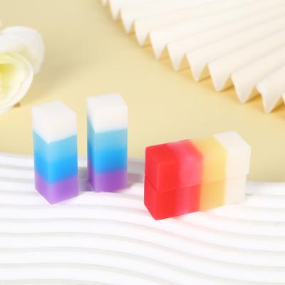 Cute Creative Scent Wipe Gift Clean with Less Crumbs Student School Supplies Long Jelly Four Color Sandwich Eraser Lovely Kawai