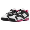 Zapatillas Air Jordan 6 Retro Low GS Fierce Pink para Niños Blanco Negro 768878-061