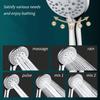 1pc Large Water Outlet Handheld Shower Head -5 Adjustable Water Flow Modes, Water-saving Design, Easy To Install, Bathroom Hardware Accessories