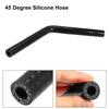 X AUTOHAUX Silicone Hose Reducer Hose Pipe Bend Turbo Intercooler 9.5mm Inner Diameter 45 Degree Elbow Silicone Black