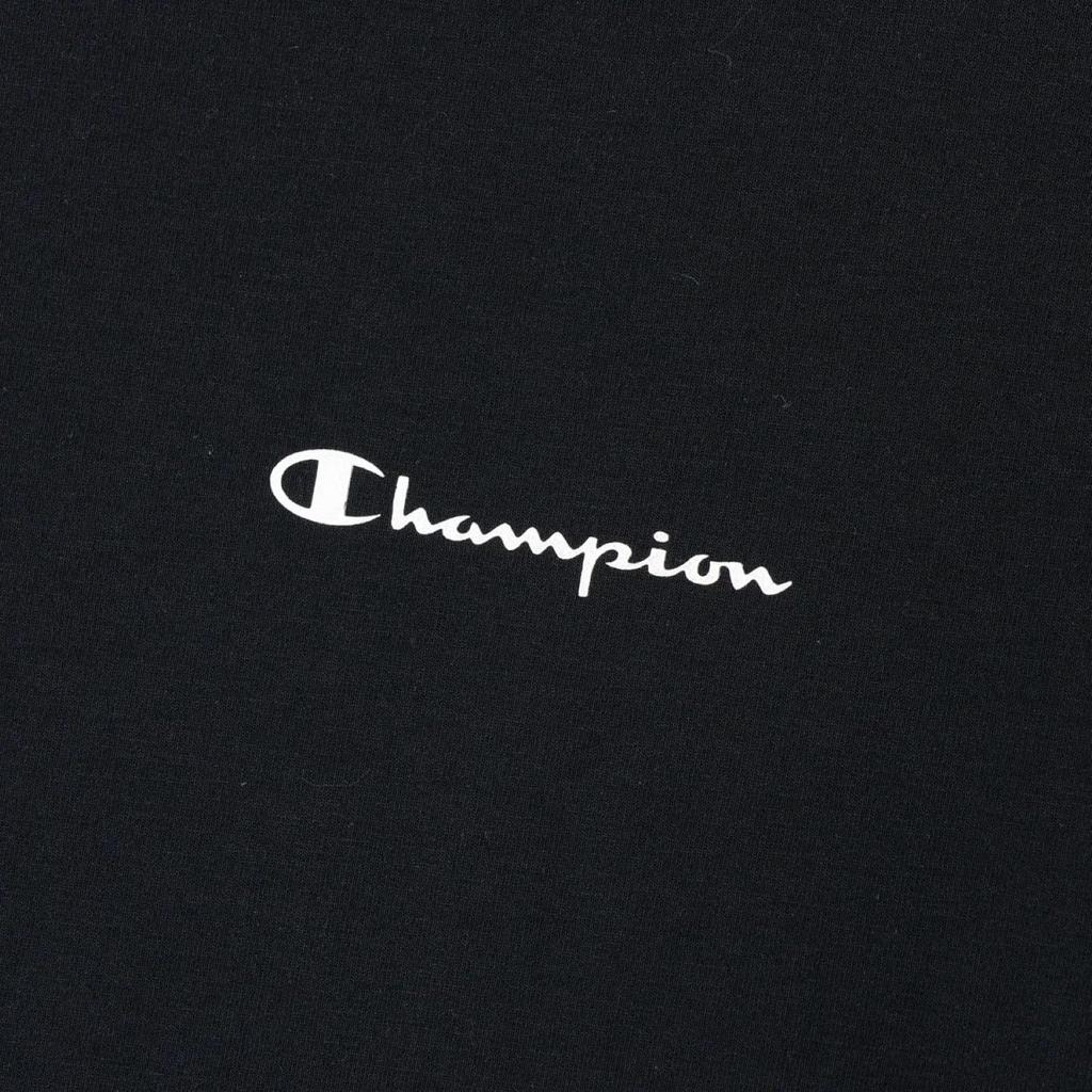 Champion Modern Short Sleeve Crew Script Women's T-Shirt, Neck, 9.4oz, Heat-Shielding Material, Logo, Black, CW-BS320
