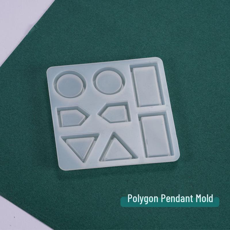 Poppy DIY Crystal Epoxy Mold for Polygon, Rectangular, and Round Earrings