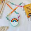Bolsa Mensageiro Infantil Alça Larga Ajustável Bolsa de Mão para Viagem Nova Bolsa Transversal Infantil Menina Bonita Donut Bolsa de Ombro Menina