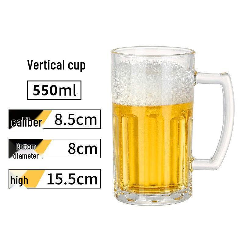 Hero Pineapple Glass Beer Mug (1000ml)