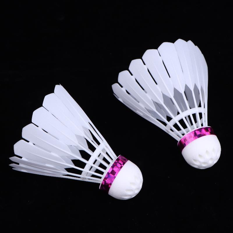 Leuchtender Winddichter Leuchtender Badmintonball, Super Langlebig und Unzerbrechlich, Outdoor Fluoreszierender Heller Nylonball mit Licht