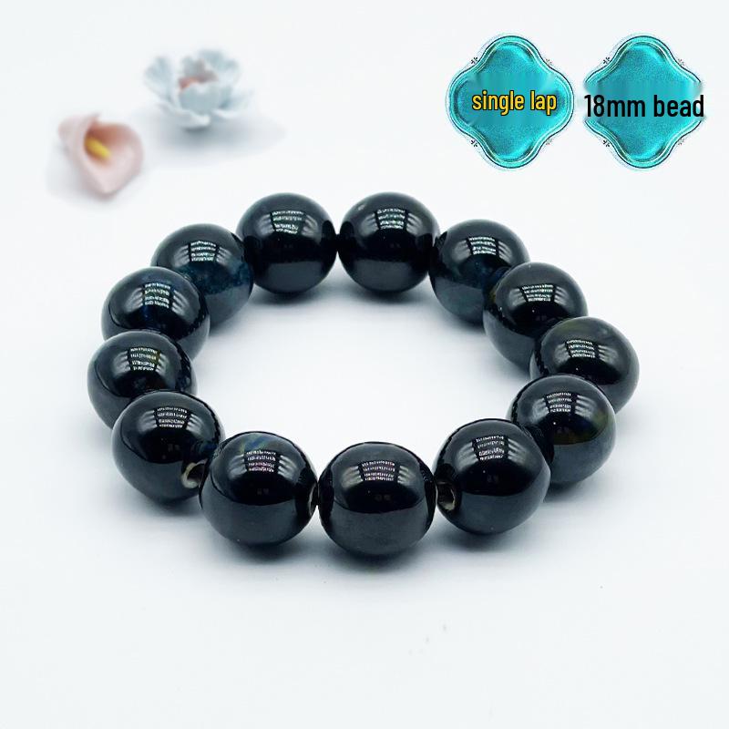 Jingdezhen Ceramic Beaded Bracelet: Unique Unisex Rosary with National Style Antiques and Large Beads - Popular Street Fashion.