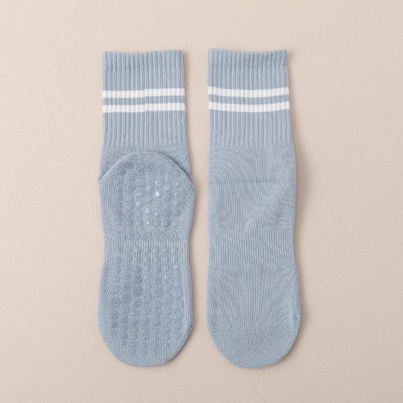 

Женские весенне-летние новые профессиональные носки-гольфы для пилатеса и йоги с нескользящей подошвой 1 pair синий