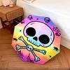 1 PC Automatic Folding Umbrella - Colorful Skulls Pattern, Portable & Foldable Design with 8 Ribs, Christmas Birthday Gifts
